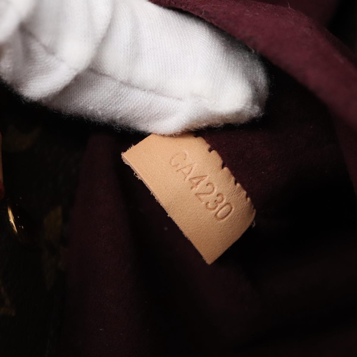 Louis Vuitton Montaigne Brown Canvas Handbag