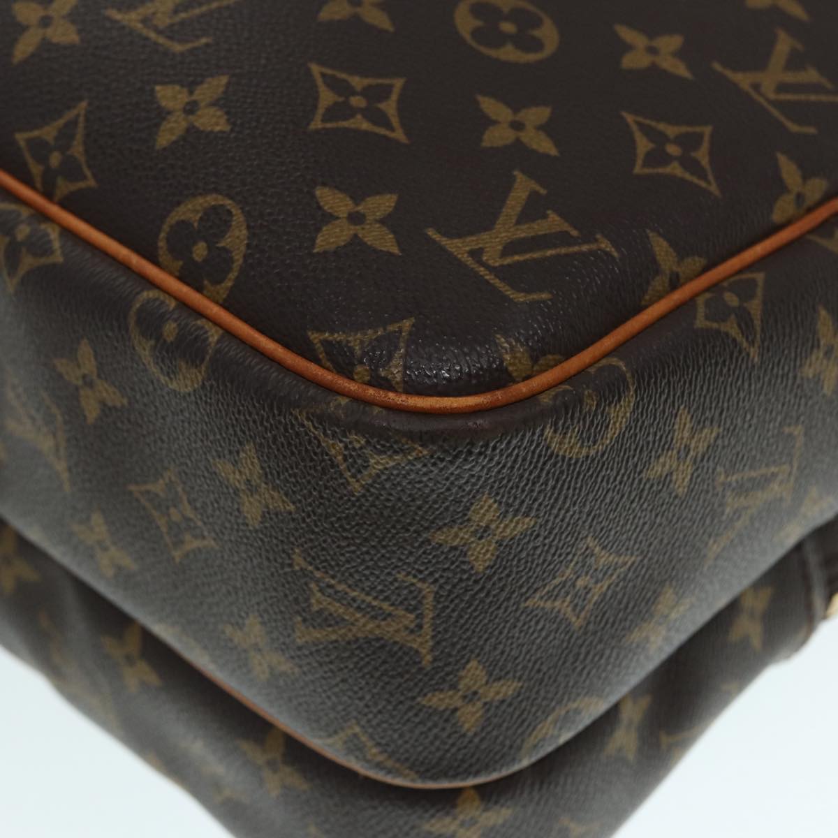 Louis Vuitton Reporter Brown Canvas Shoulder Bag