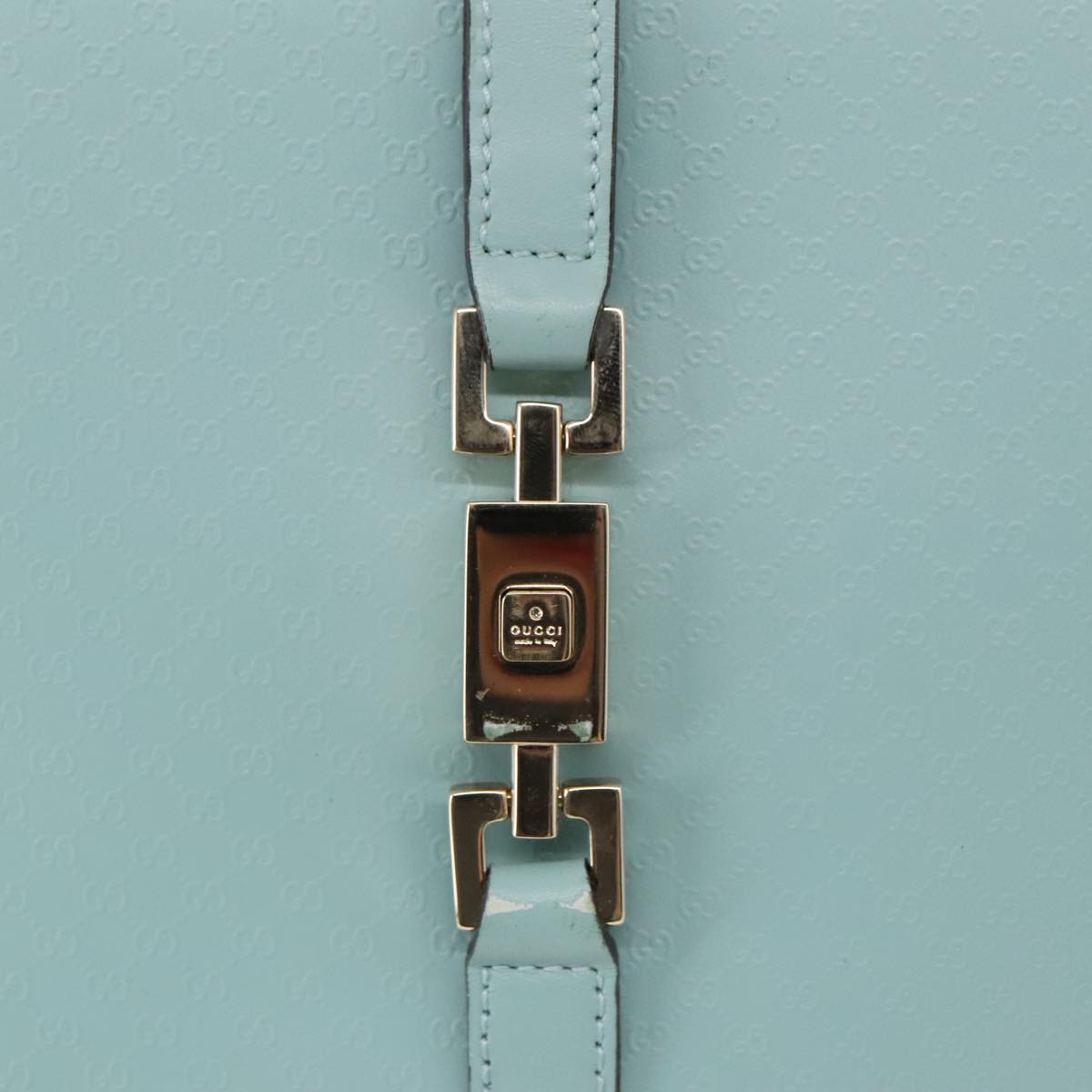 Gucci Jackie Blue Leather Handbag