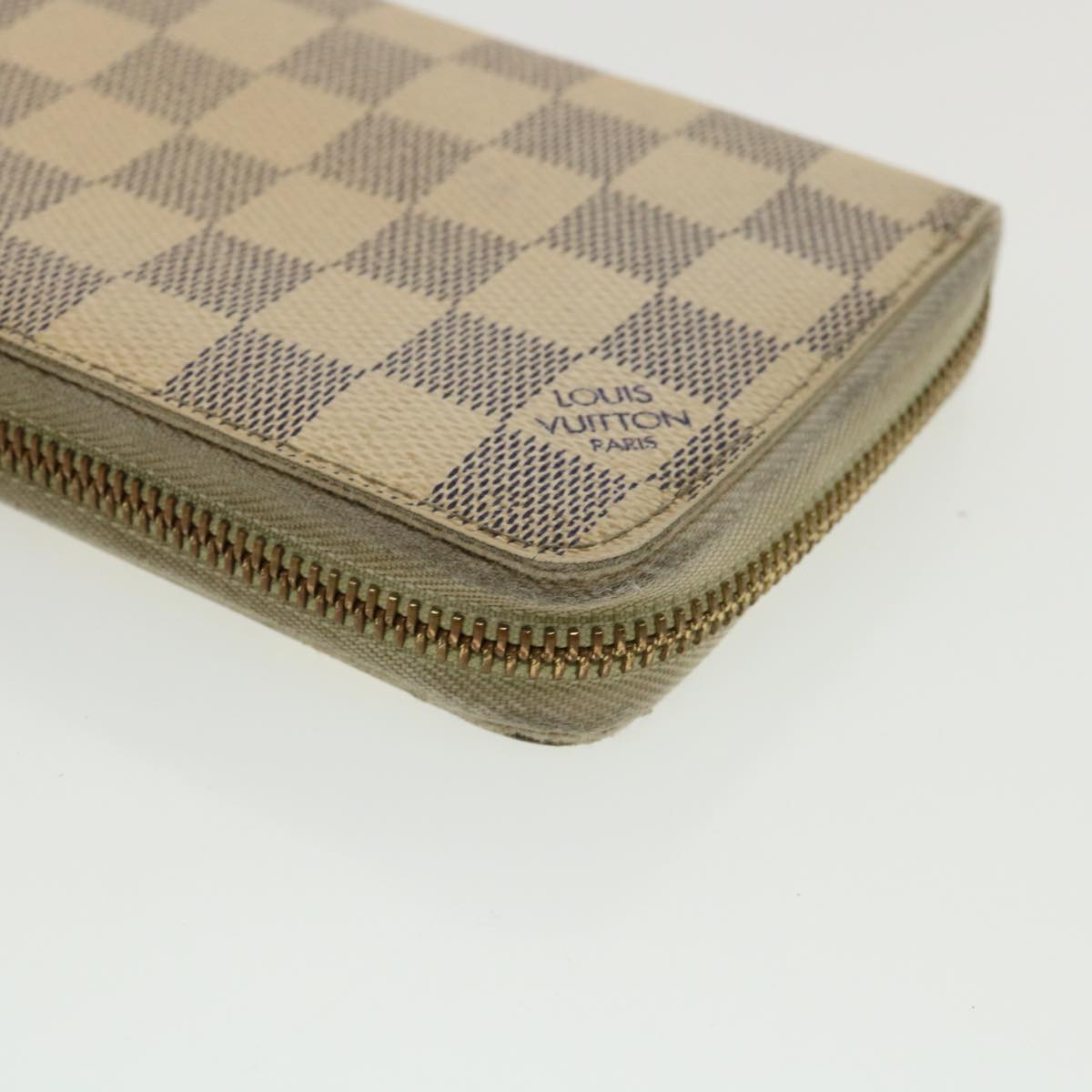 Louis Vuitton Zippy Wallet White Canvas Wallet