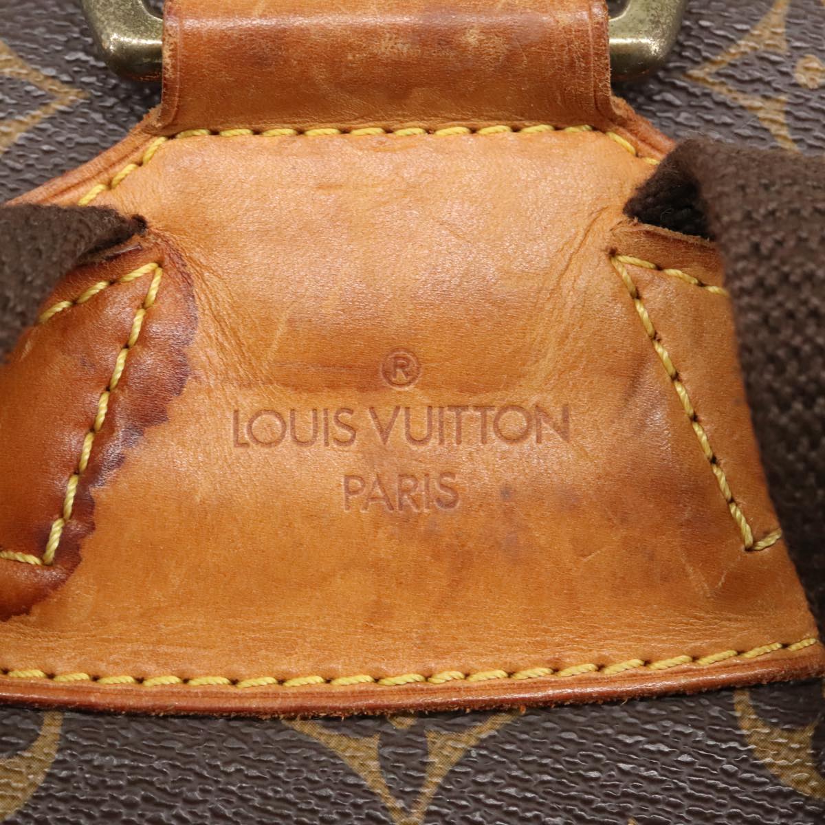 Louis Vuitton Montsouris Gm Brown Canvas Backpack Bag