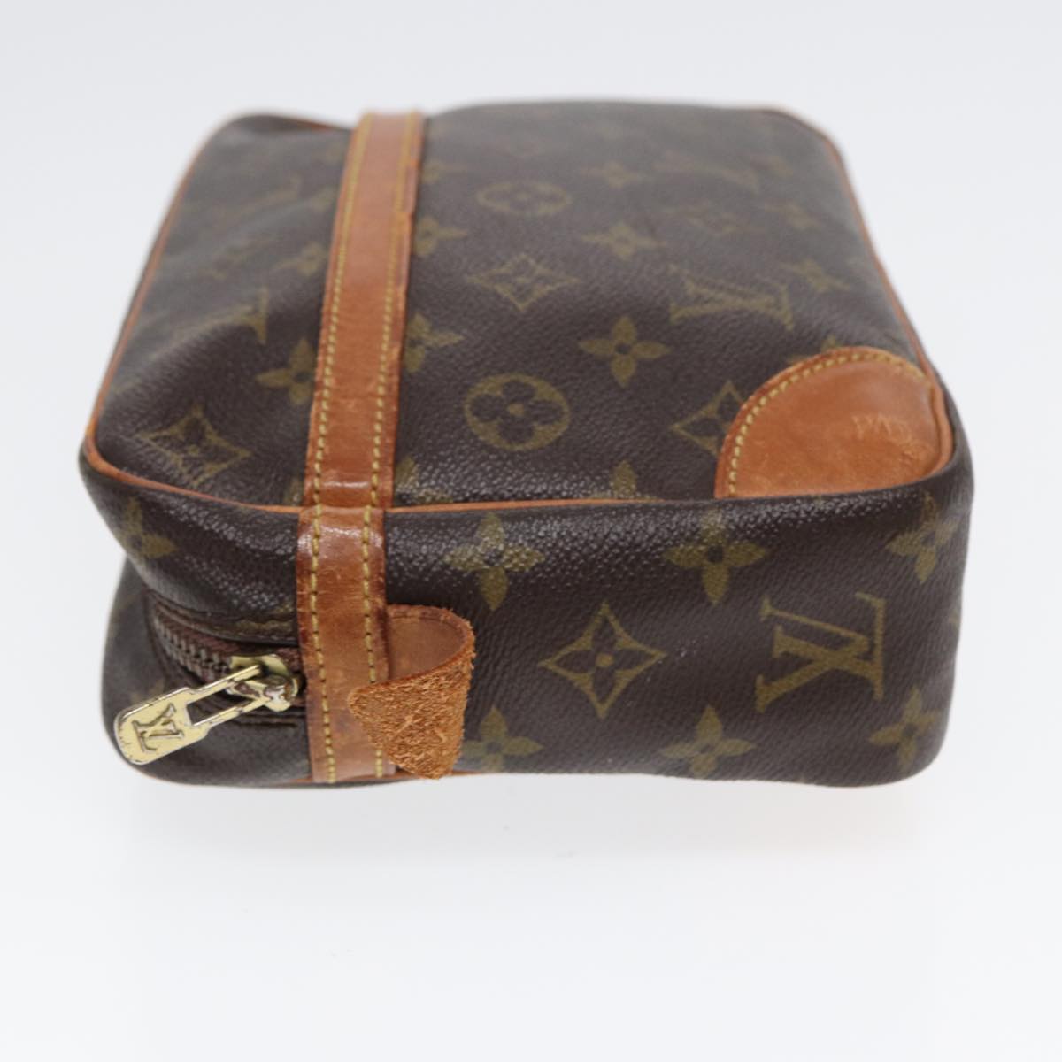 Louis Vuitton Compiegne 28 Brown Canvas Clutch Bag