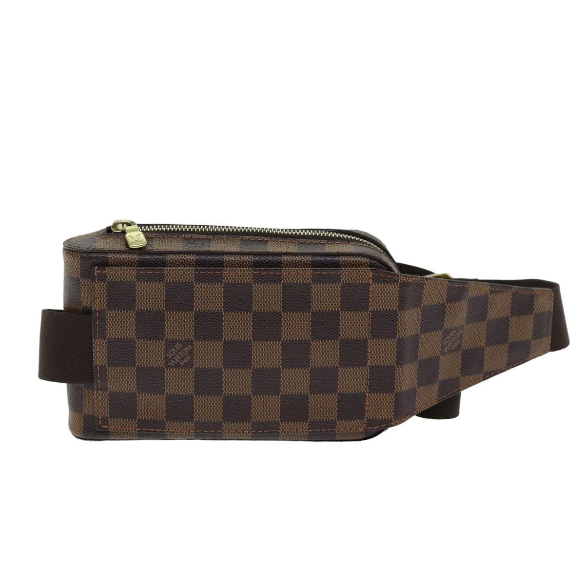Louis Vuitton Geronimos Brown Canvas Shoulder Bag