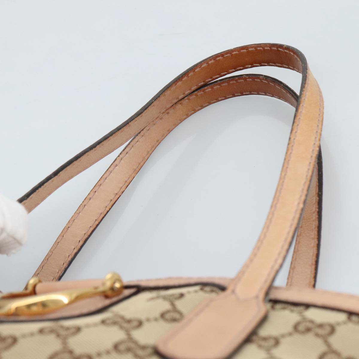Gucci Gg Canvas Beige Canvas Tote Bag