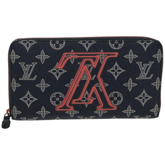 Louis Vuitton Zippy Organizer Black Canvas Wallet