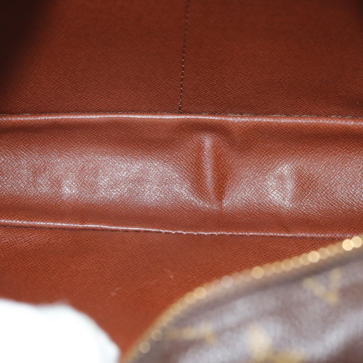 Louis Vuitton Compiegne 28 Brown Canvas Clutch Bag