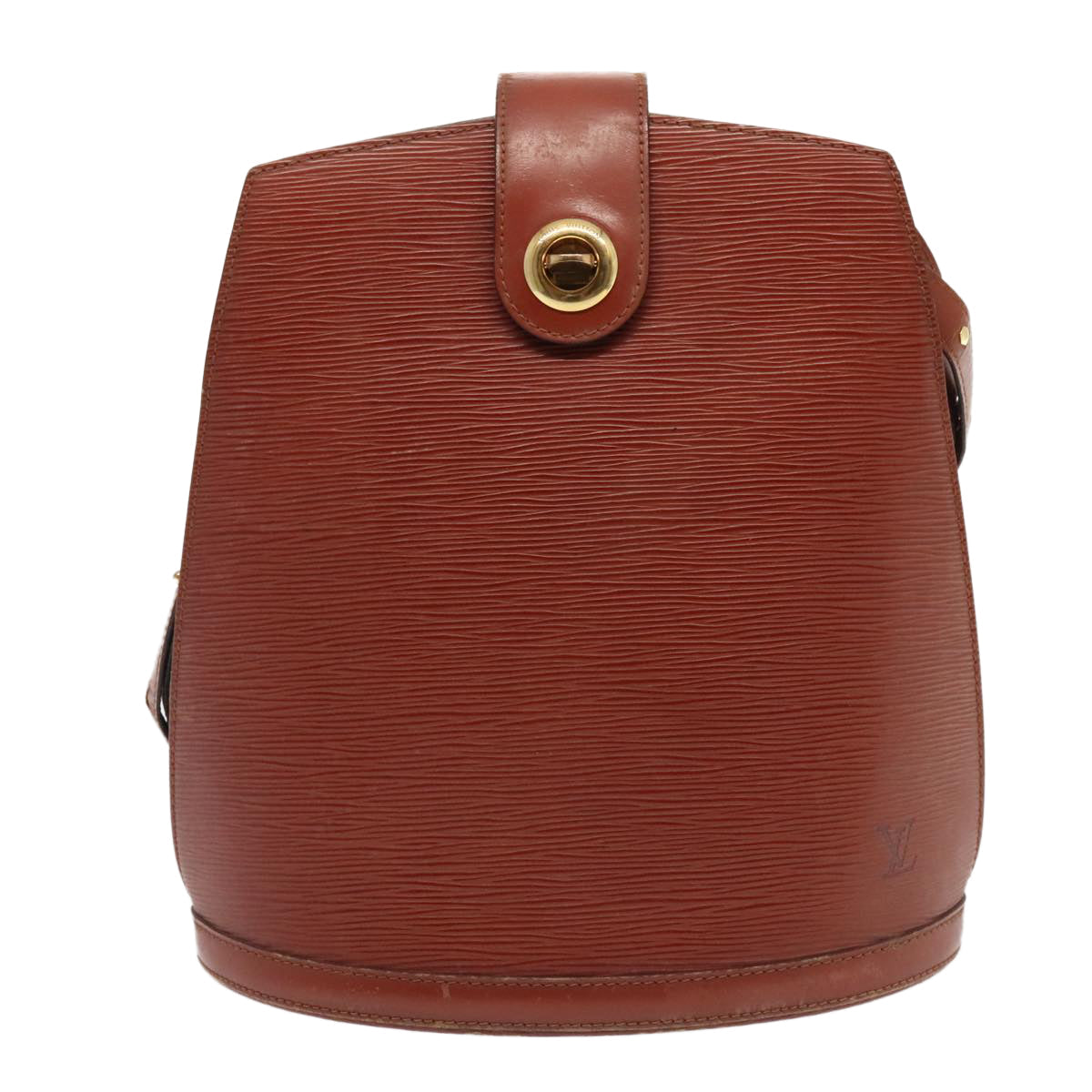 Louis Vuitton Cluny Brown Leather Shoulder Bag