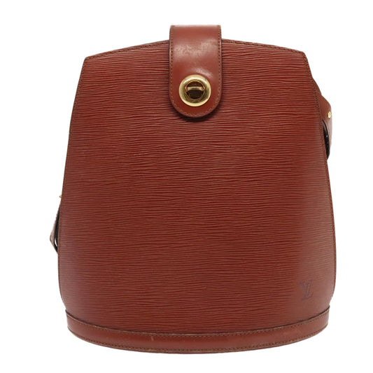 Louis Vuitton Cluny Brown Leather Shoulder Bag