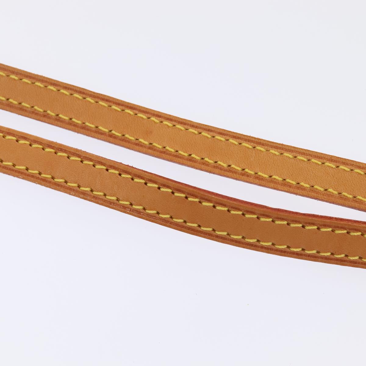Louis Vuitton Shoulder Strap Beige Leather Bag Jewelry