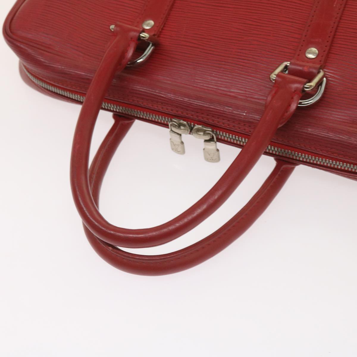 Louis Vuitton Vivienne Red Leather Briefcase Bag