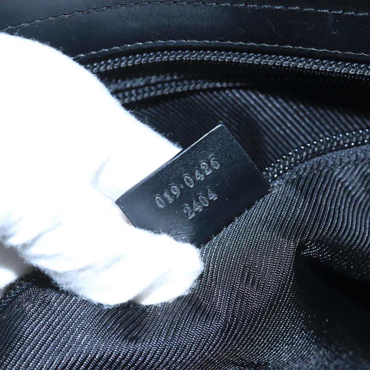 Gucci Black Canvas Tote Bag
