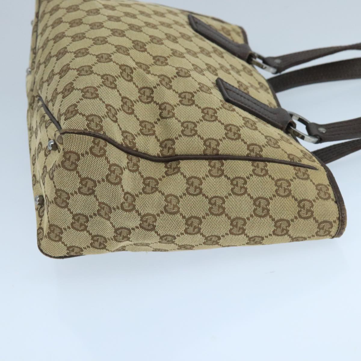 Gucci Gg Canvas Beige Canvas Handbag