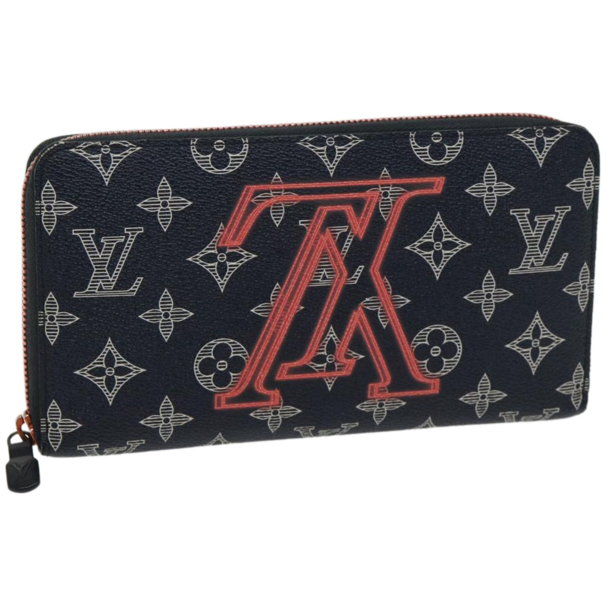 Louis Vuitton Zippy Organizer Black Canvas Wallet