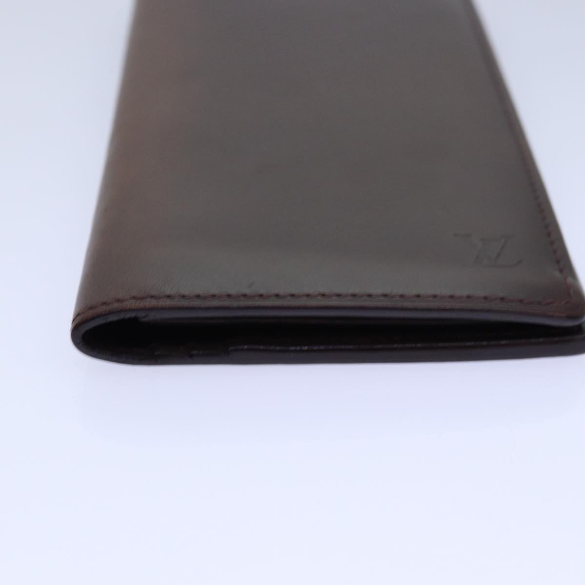 Louis Vuitton Brazza Brown Leather Wallet