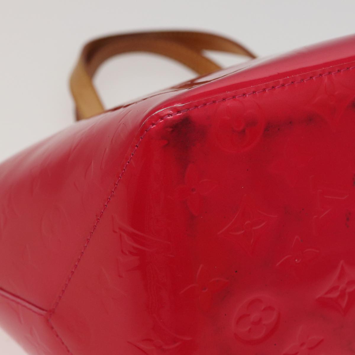 Louis Vuitton Bellevue Pink Patent Leather Handbag