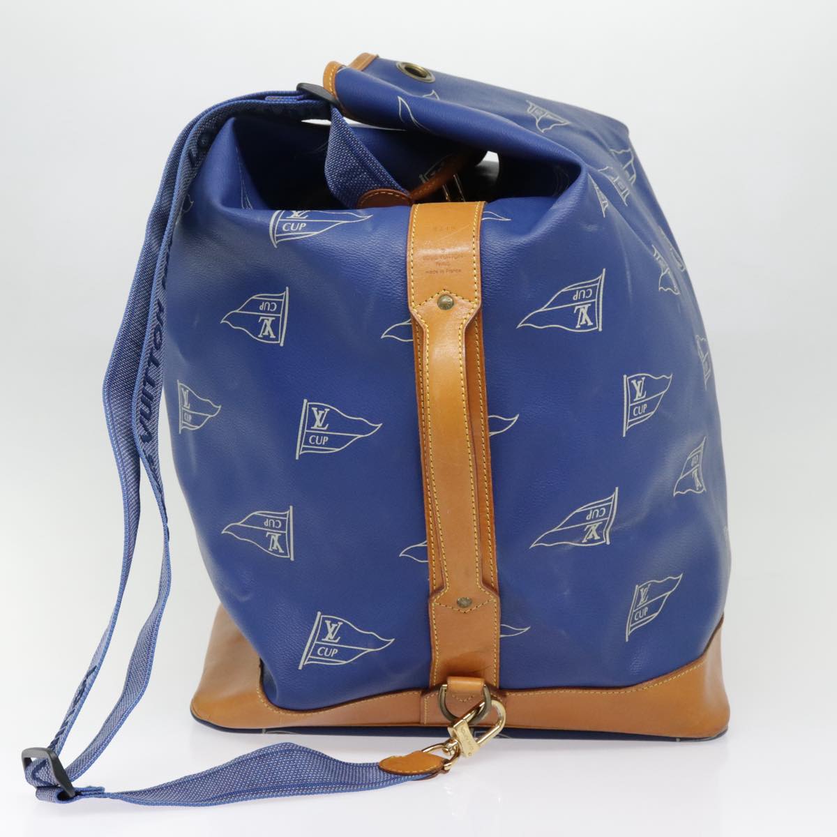 Louis Vuitton Cup Tasman Blue Canvas Shoulder Bag