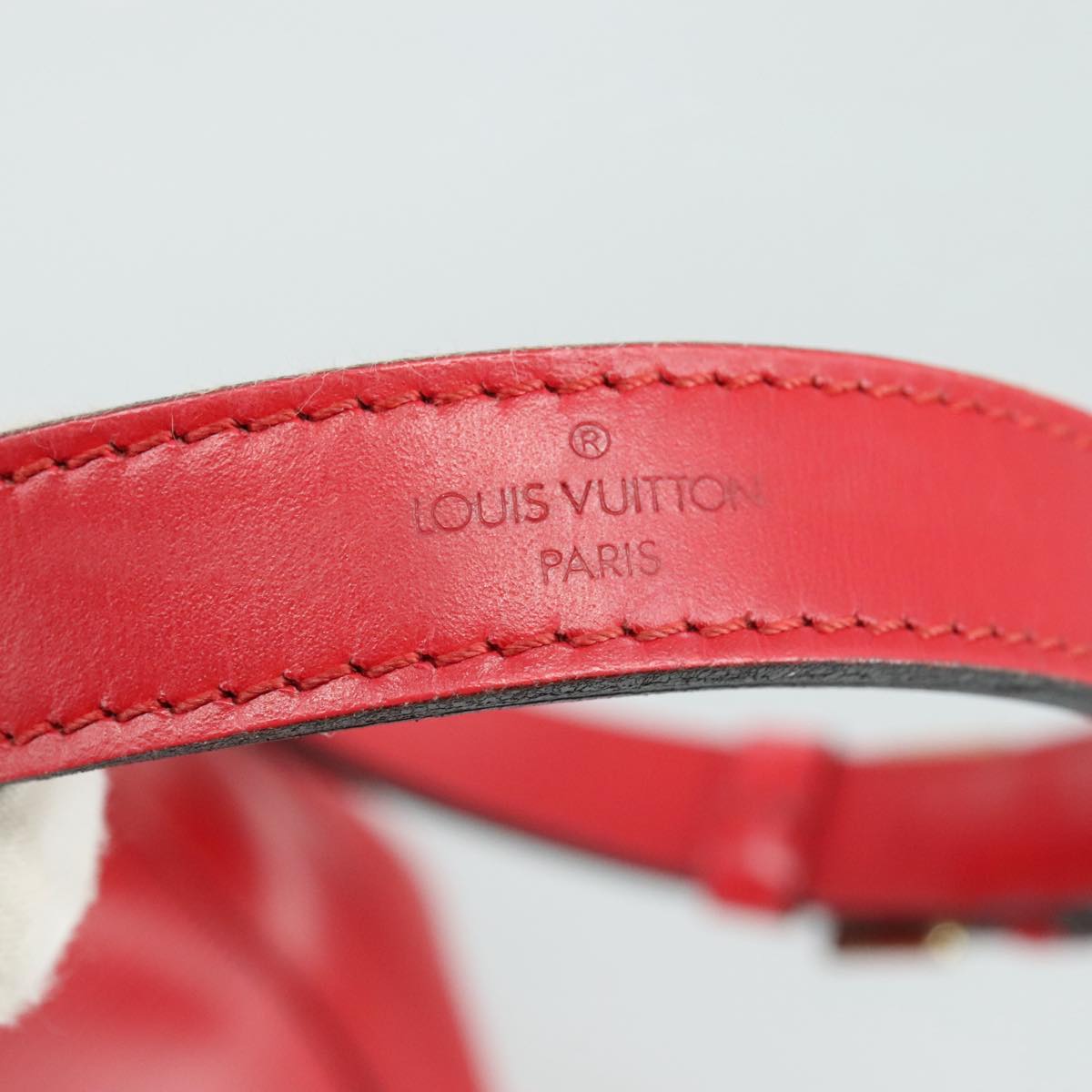 Louis Vuitton Noé Pm Red Leather Shoulder Bag