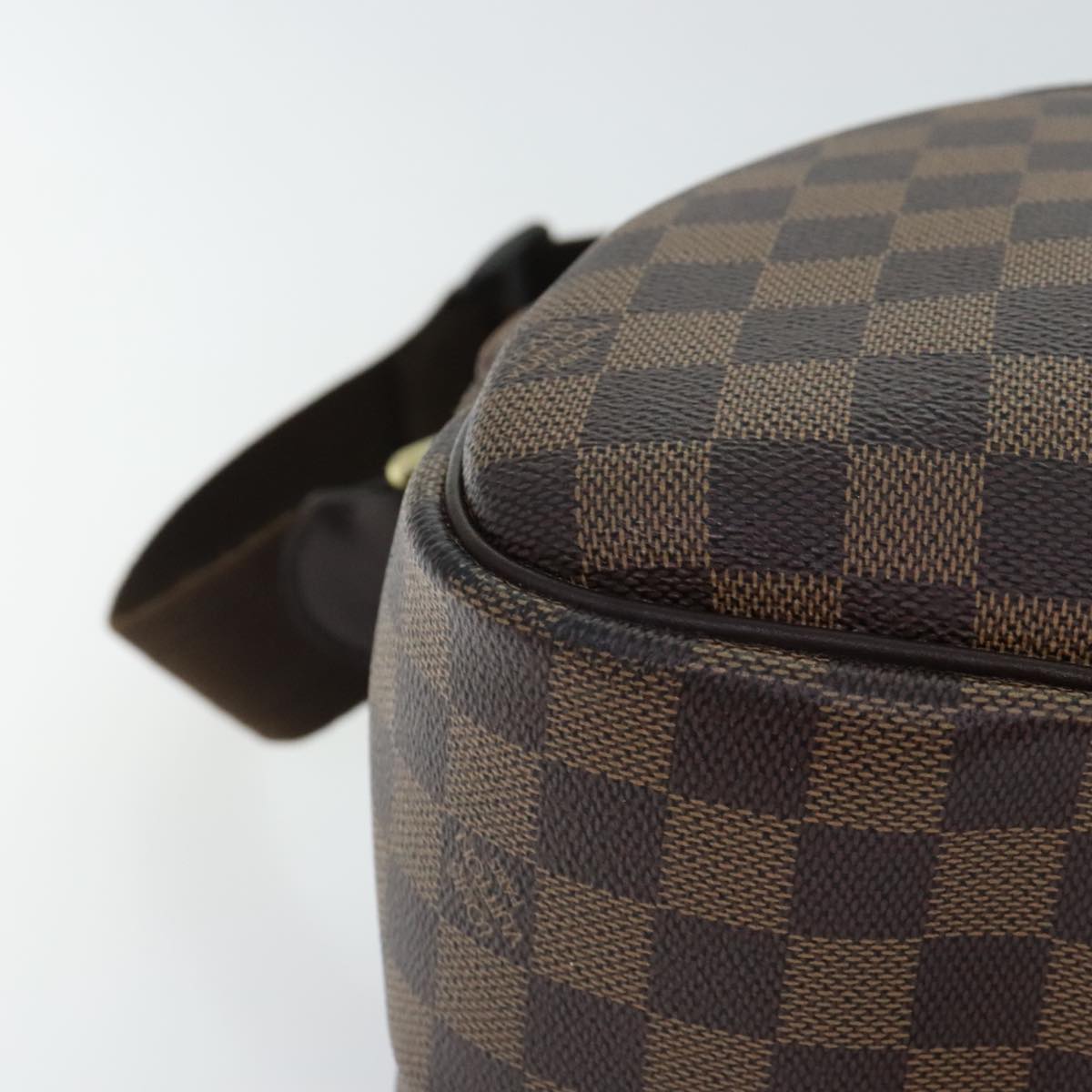Louis Vuitton Reporter Brown Canvas Shoulder Bag