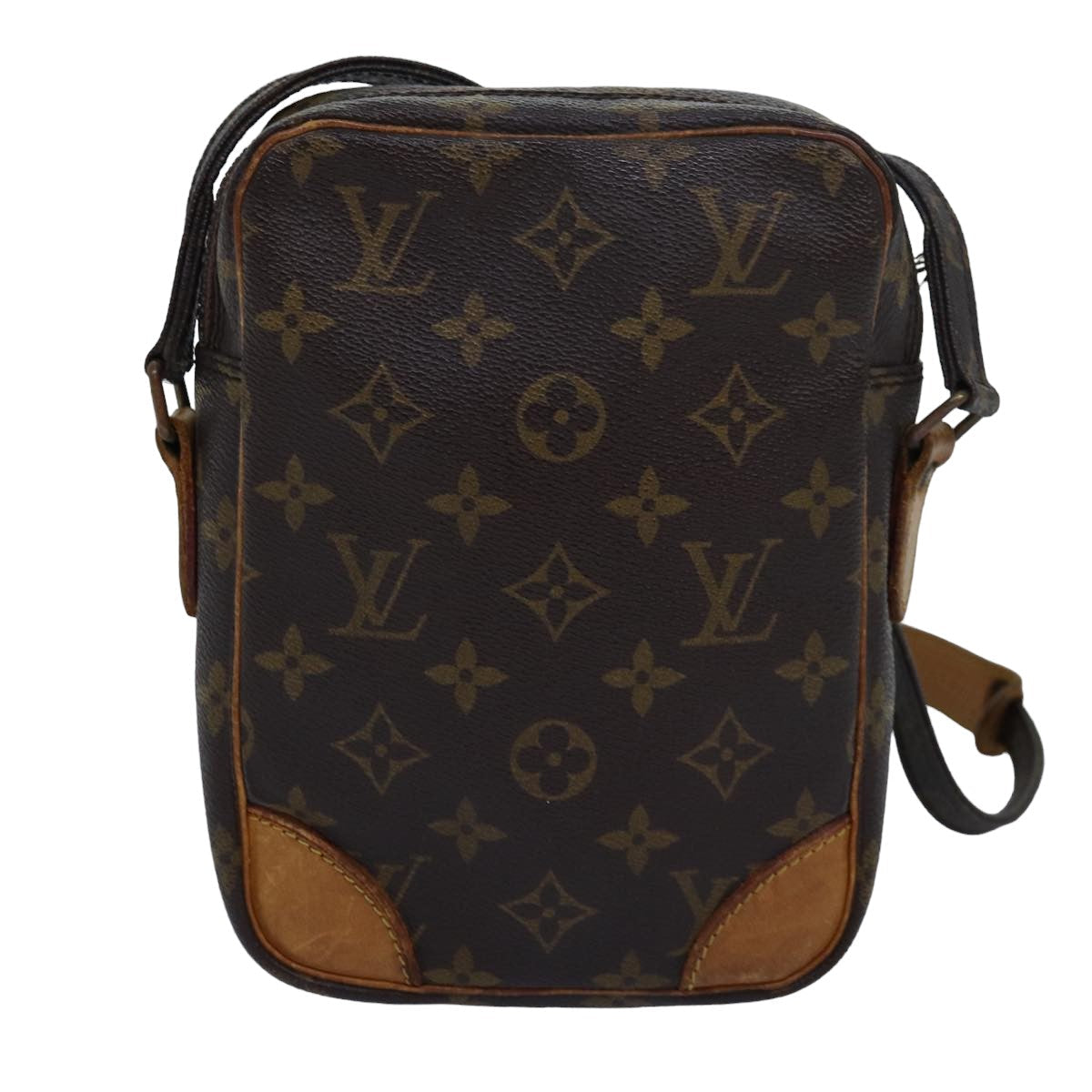 Louis Vuitton Danube Brown Canvas Shoulder Bag
