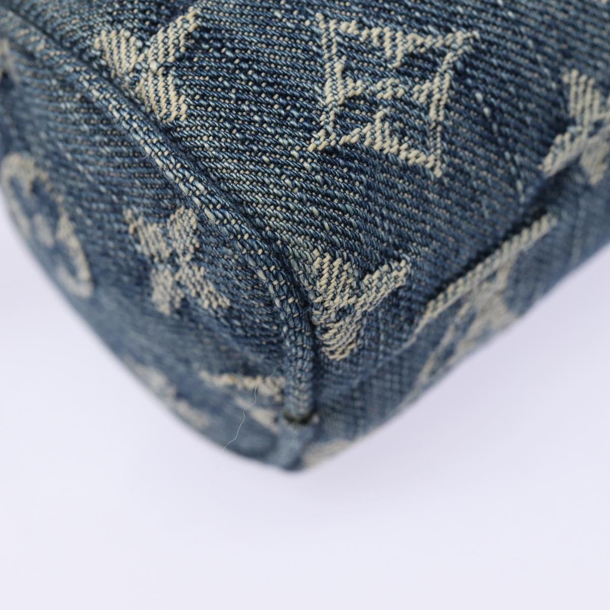 Louis Vuitton Trousse Pochette Blue Denim - Jeans Wallet