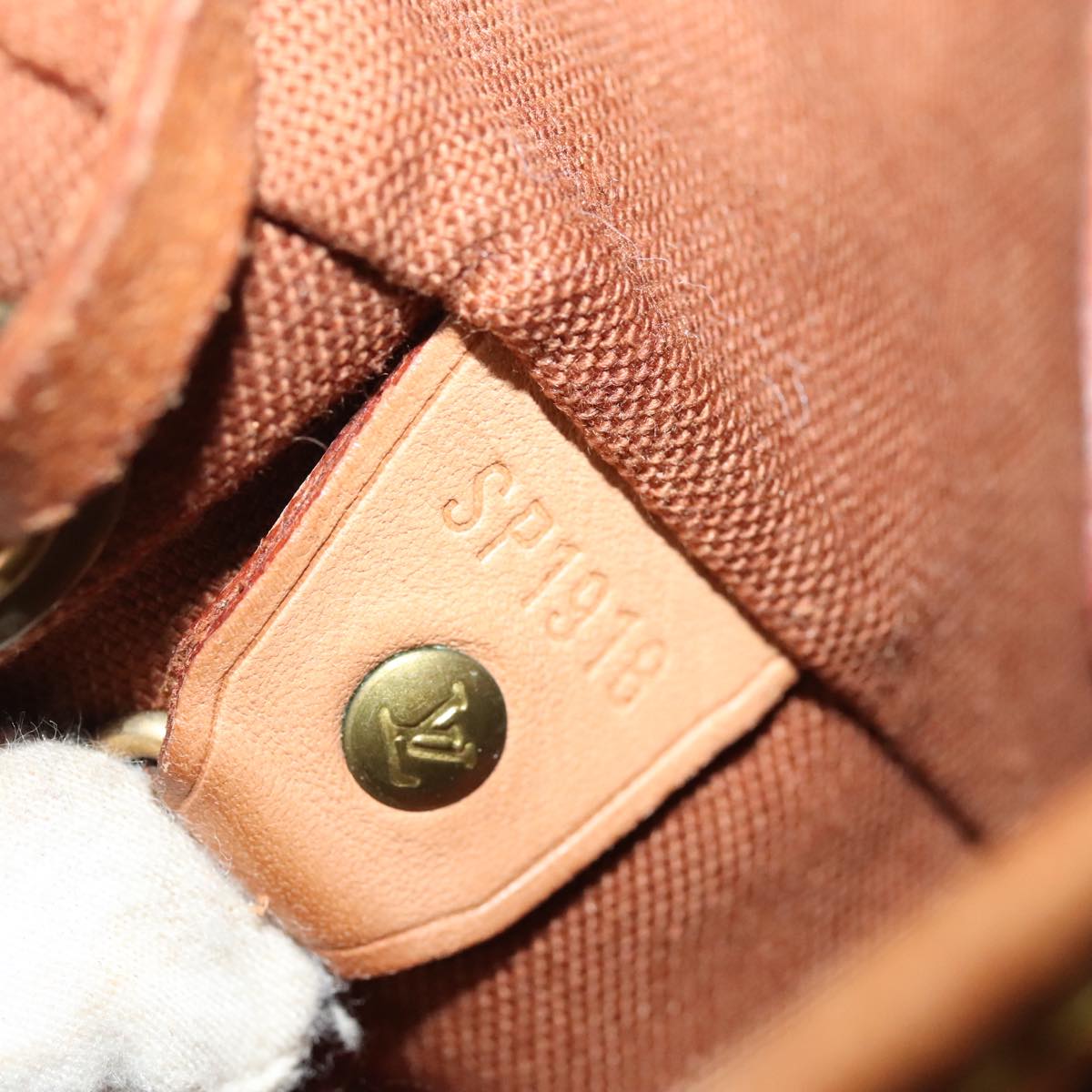 Louis Vuitton Montsouris Mm Brown Canvas Backpack Bag