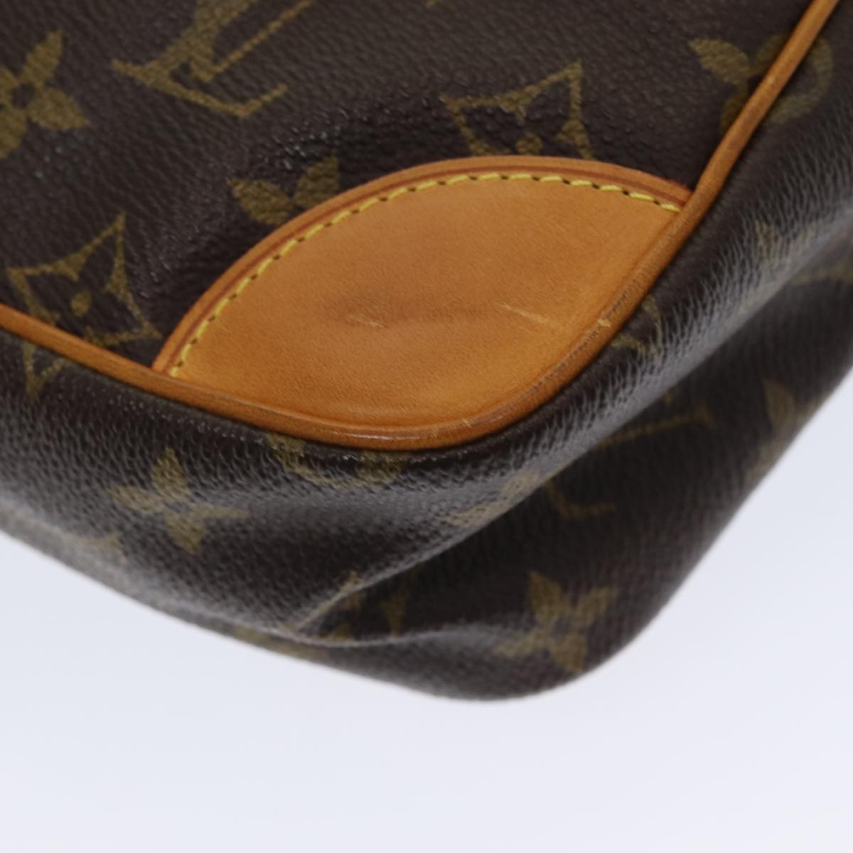 Louis Vuitton Compiegne 28 Brown Canvas Clutch Bag