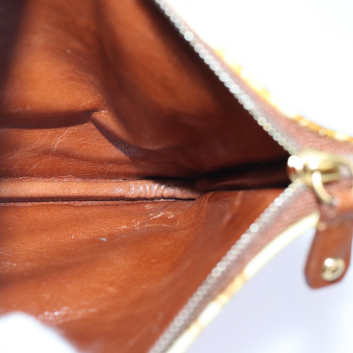 Louis Vuitton Pochette Plat Brown Leather Wallet