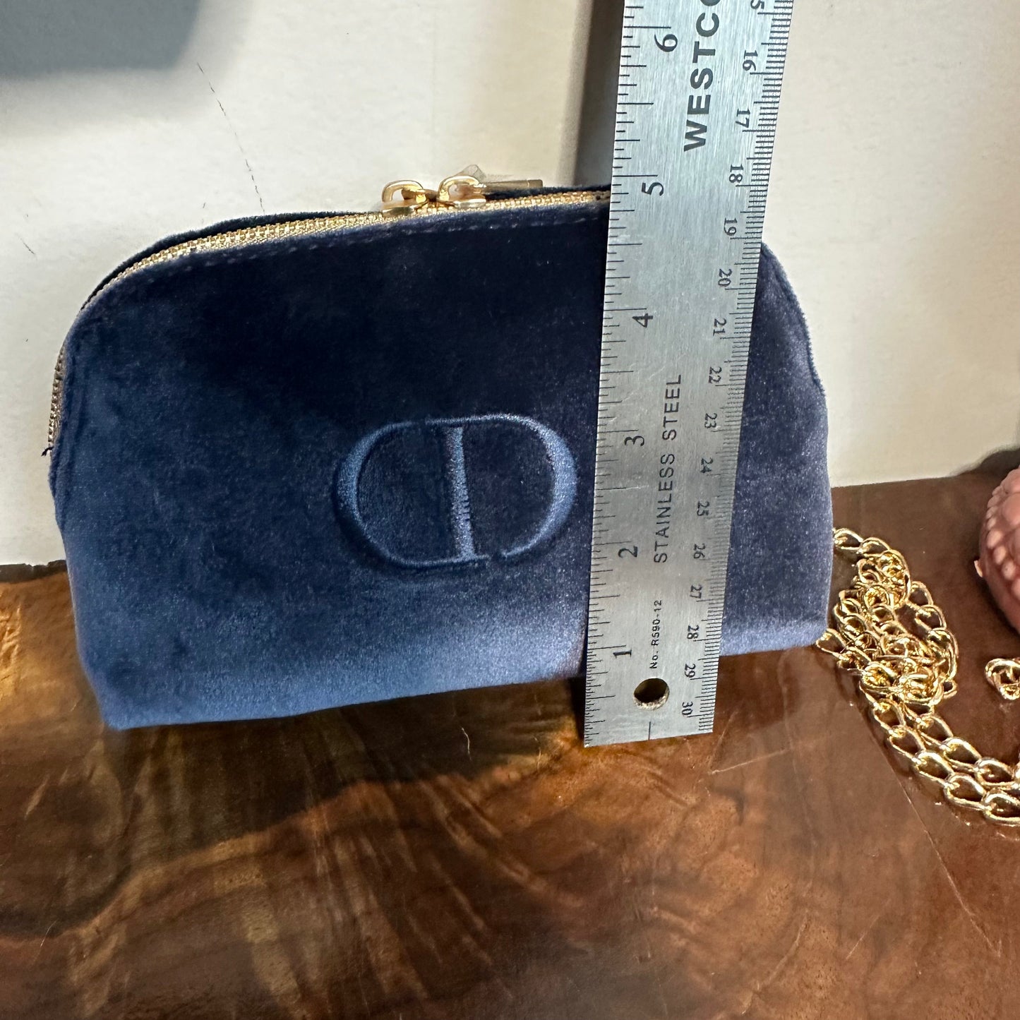 The Junco Crossbody Bag - Blue Velvet Dior