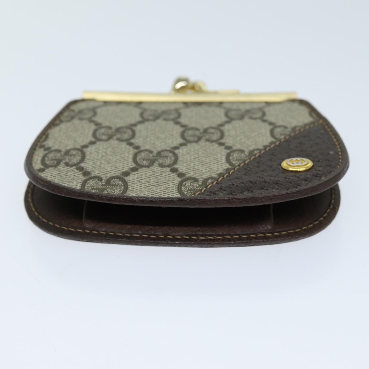 Gucci Gg Pattern Beige Canvas Wallet
