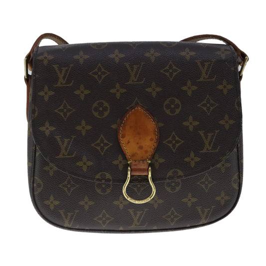Louis Vuitton Saint Cloud Brown Canvas Shoulder Bag ()