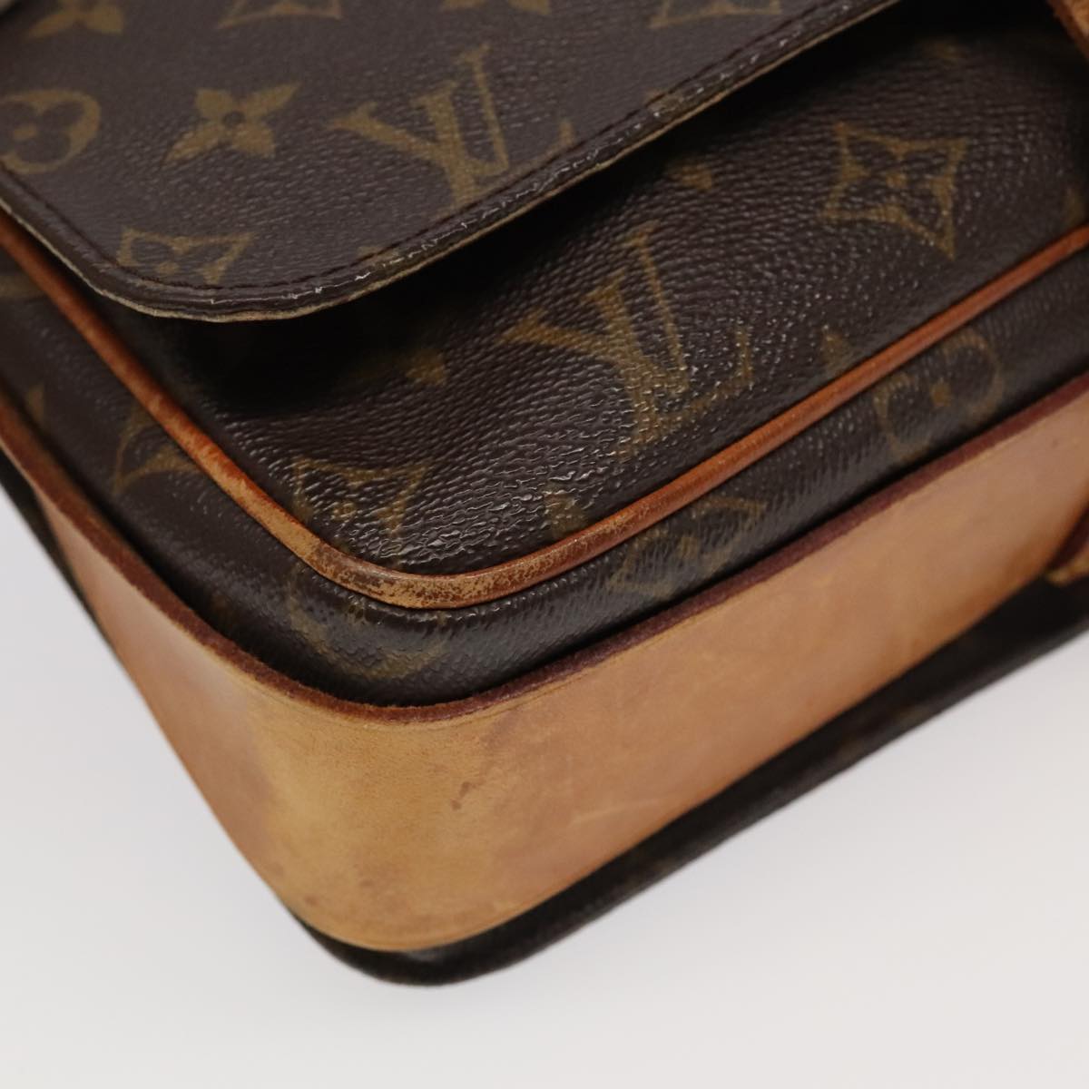 Louis Vuitton Cartouchière Brown Canvas Shoulder Bag