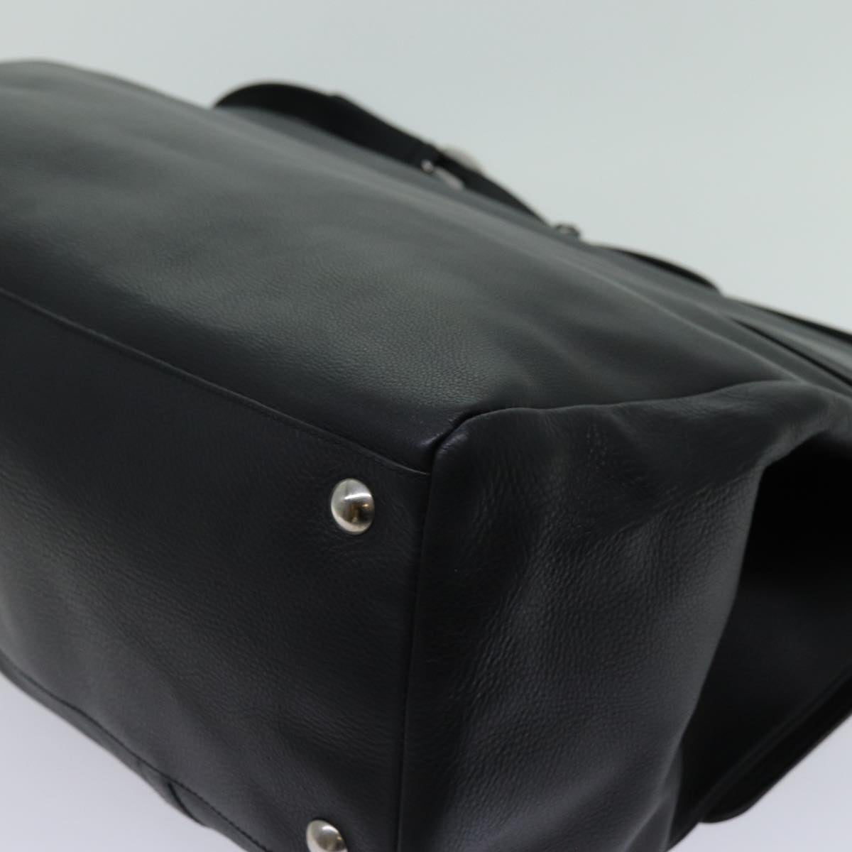 Gucci Jackie Black Leather Travel Bag