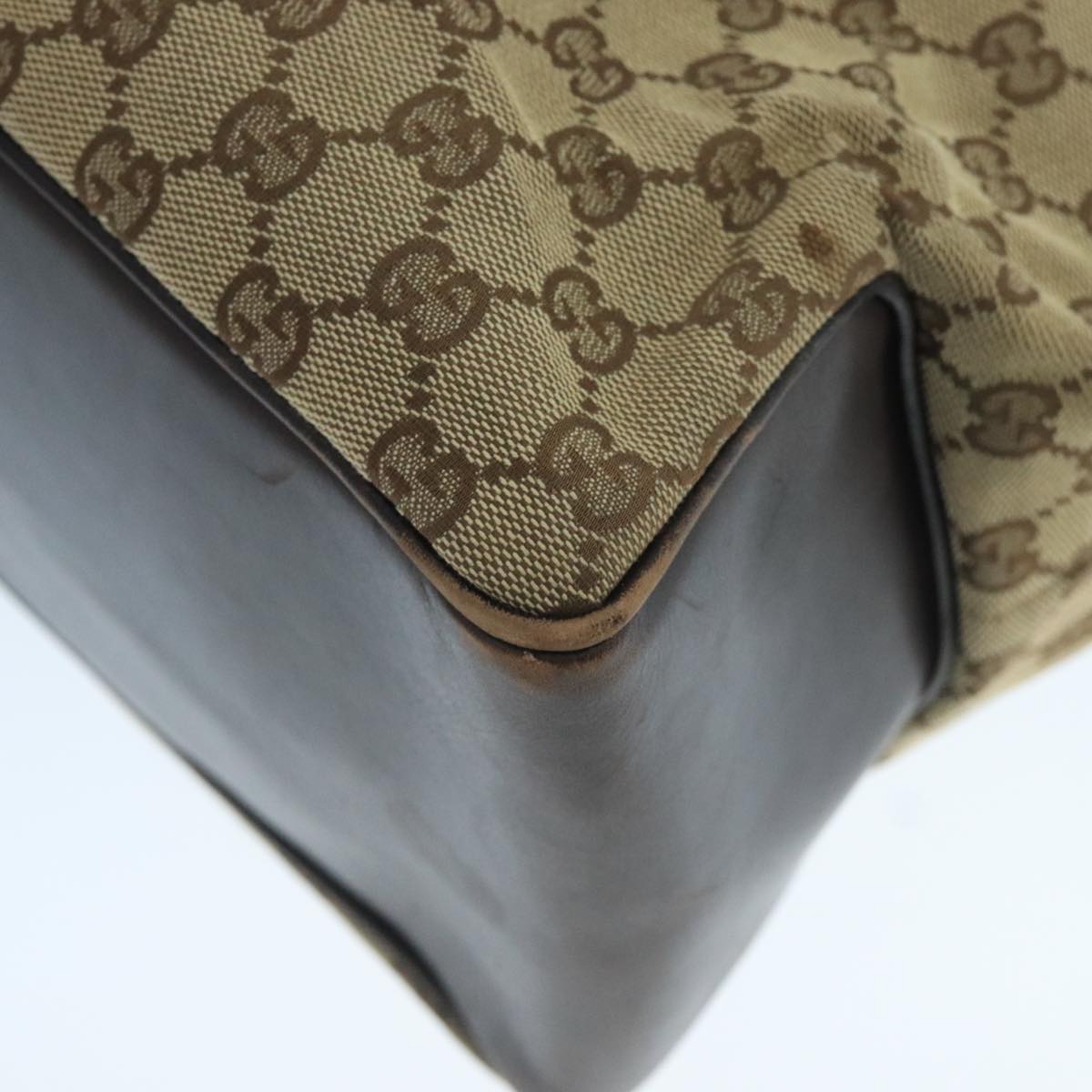 Gucci Gg Canvas Beige Canvas Shoulder Bag
