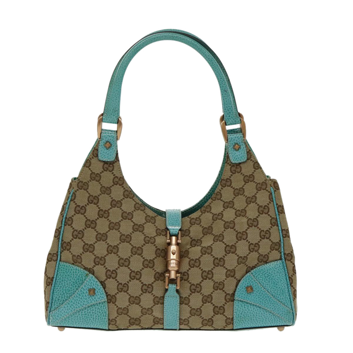 Gucci Jackie Beige Canvas Handbag