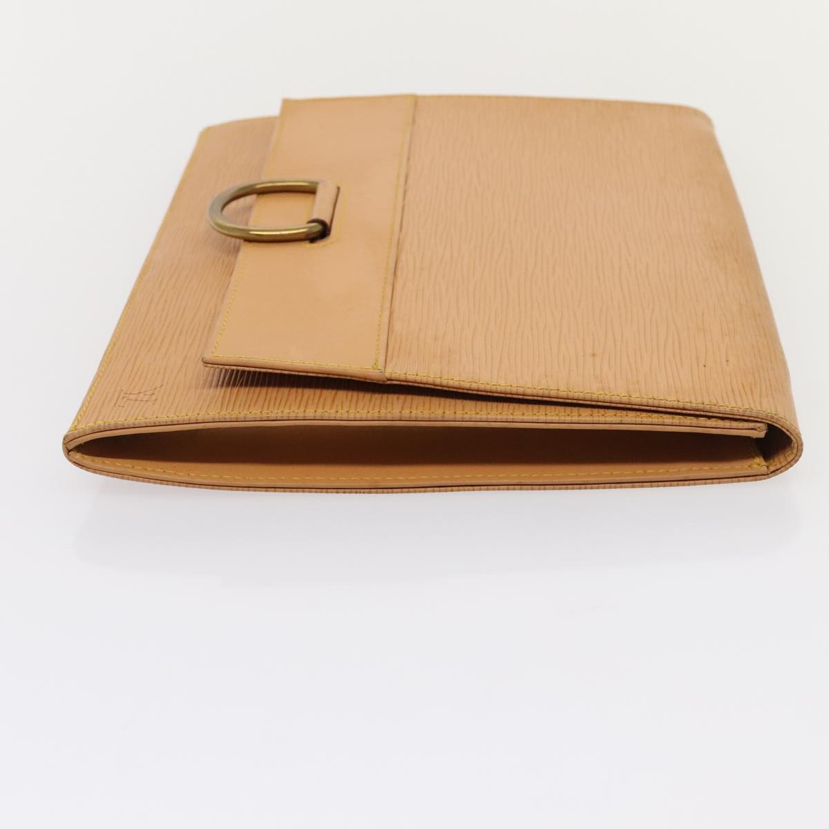 Louis Vuitton Jena Beige Leather Clutch Bag