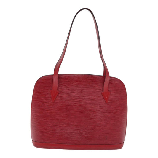 Louis Vuitton Lussac Red Leather Shoulder Bag