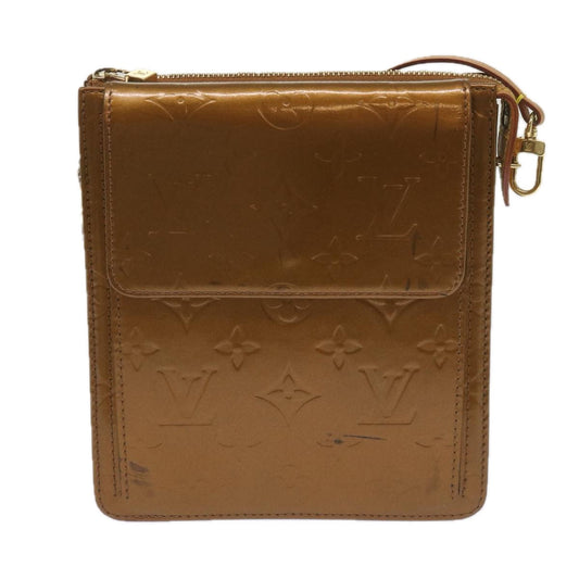 Louis Vuitton Mott Copper Patent Leather Handbag ()