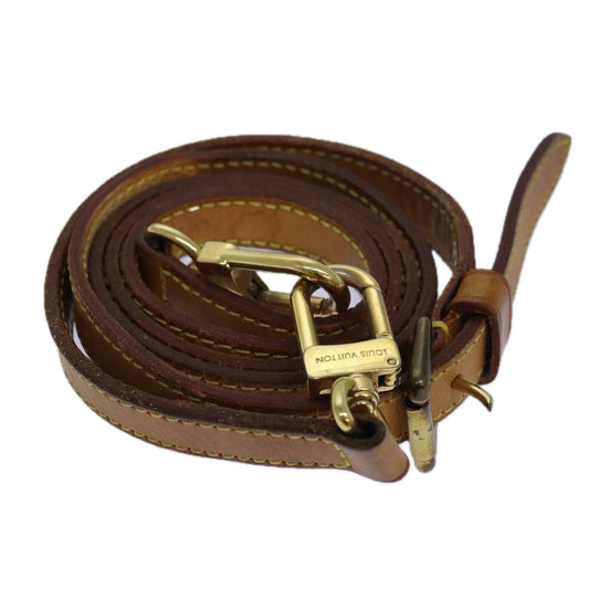 Louis Vuitton Bandoulière De Sac Beige Leather Bag Jewelry ()