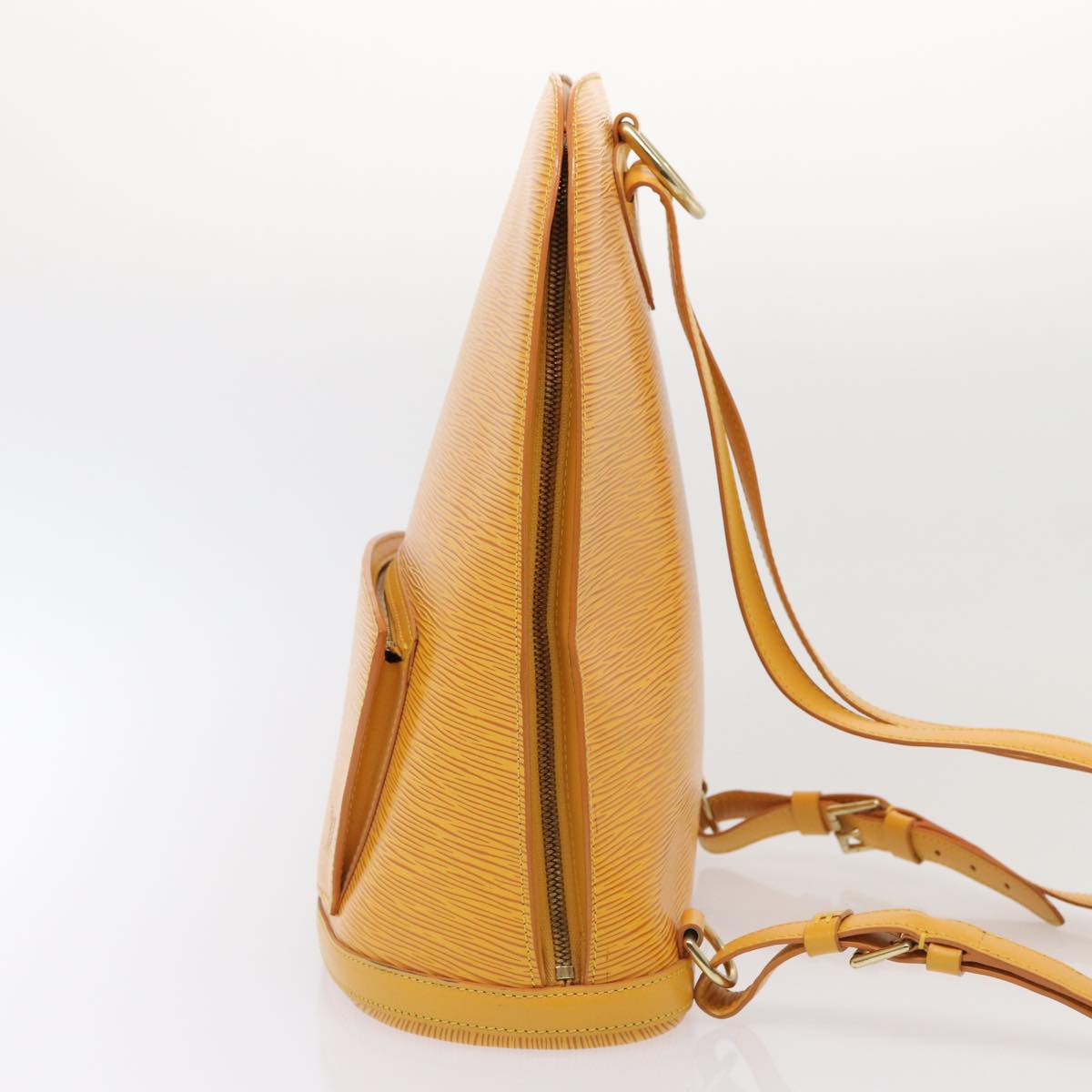 Louis Vuitton Gobelins Yellow Leather Backpack Bag