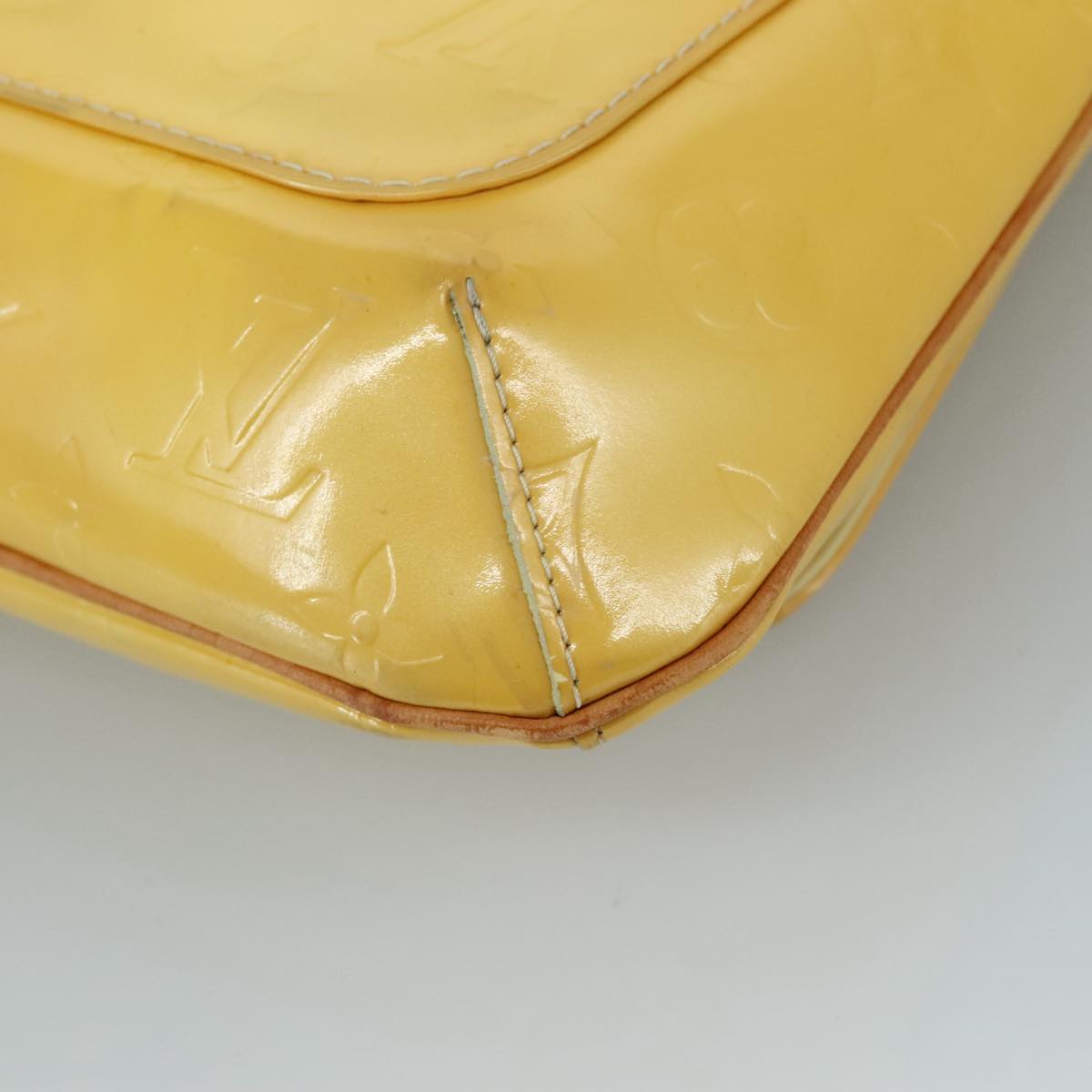 Louis Vuitton Thompson Street Yellow Patent Leather Shoulder Bag