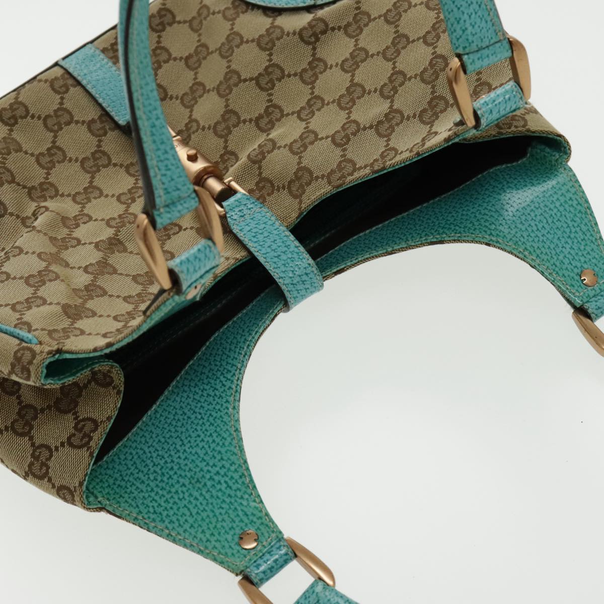 Gucci Jackie Beige Canvas Handbag