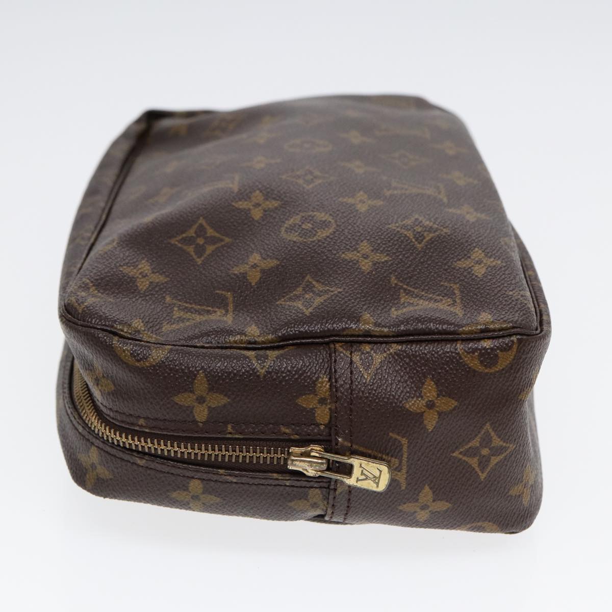 Louis Vuitton Trousse De Toilette Brown Canvas Clutch Bag