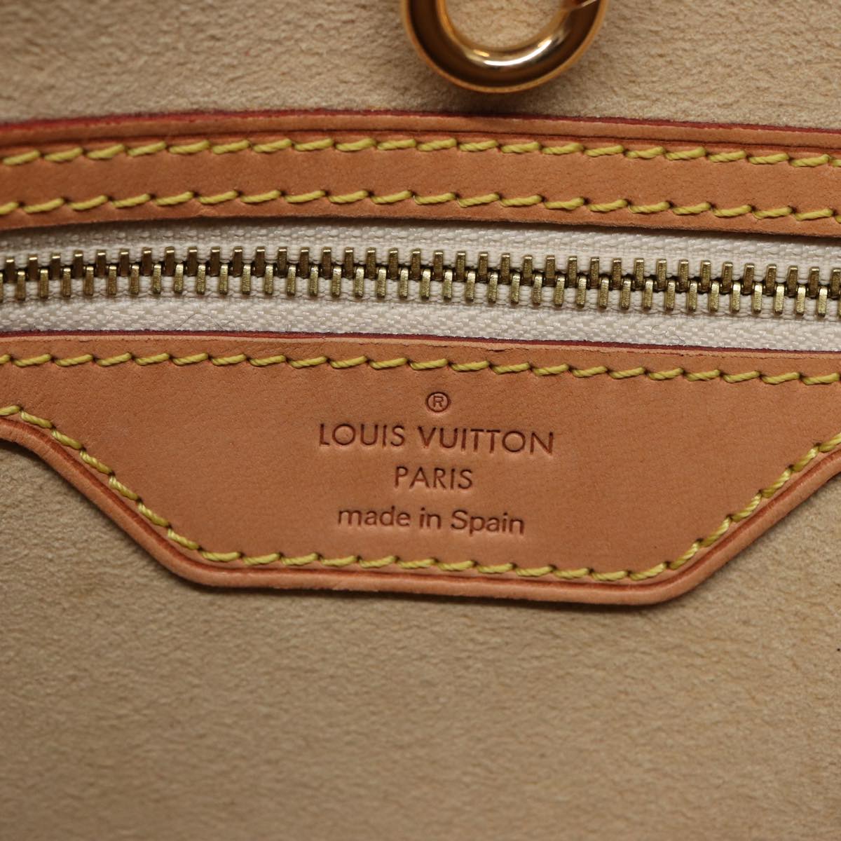 Louis Vuitton Hampstead White Canvas Tote Bag