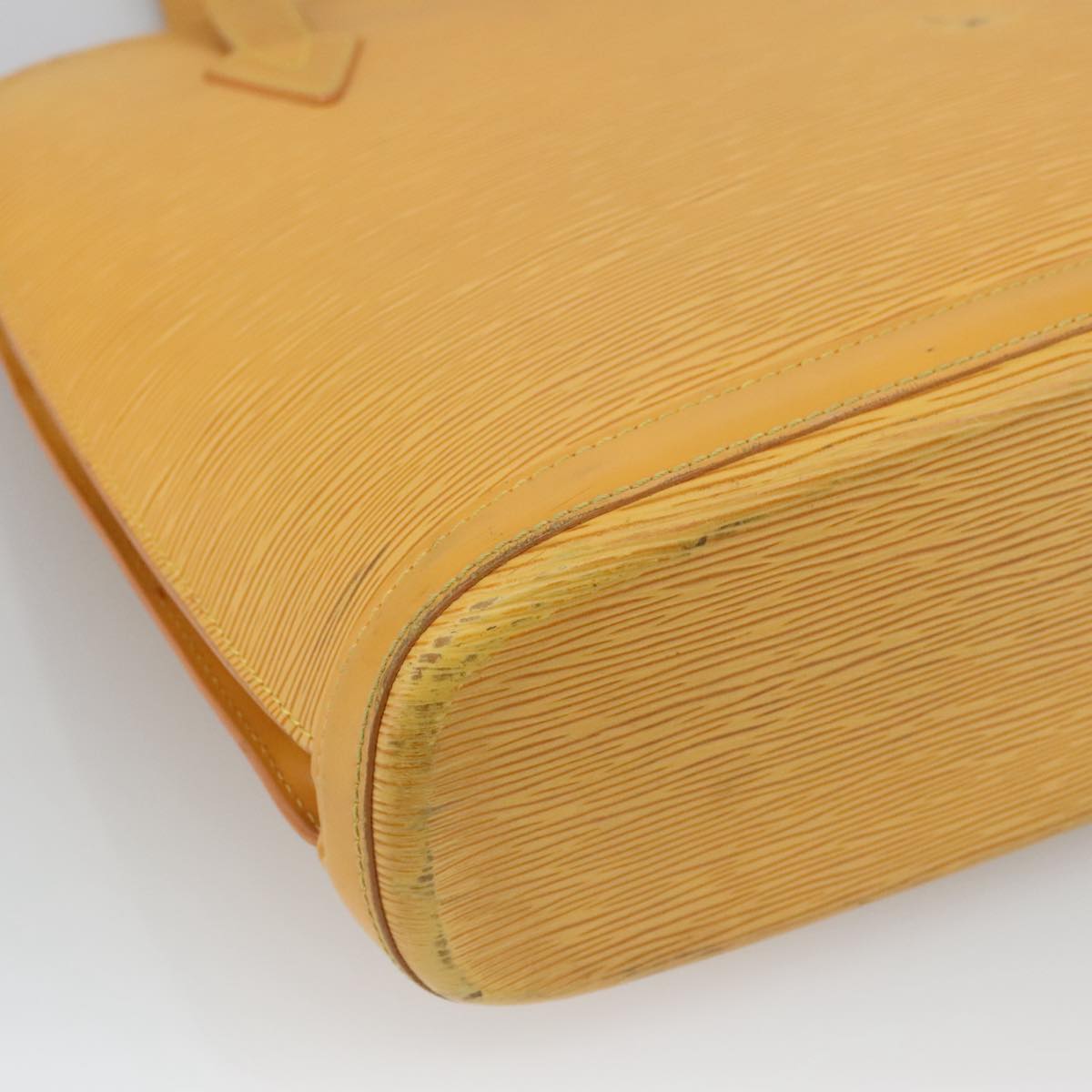 Louis Vuitton Lussac Yellow Leather Shoulder Bag