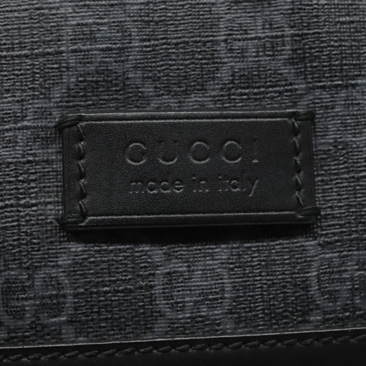 Gucci Jackie Black Canvas Shoulder Bag