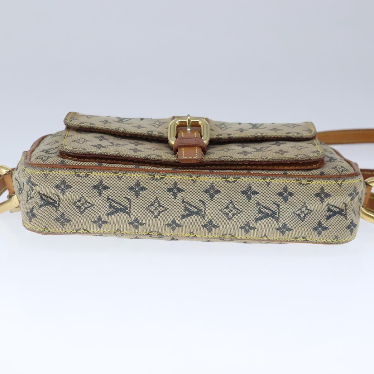 Louis Vuitton Juliette Blue Canvas Shoulder Bag