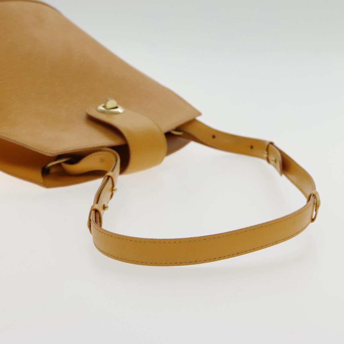 Louis Vuitton Cluny Yellow Leather Shoulder Bag