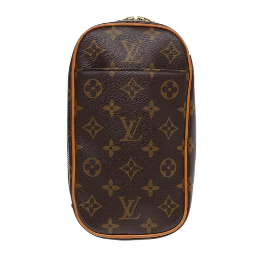 Louis Vuitton Gange Brown Canvas Clutch Bag