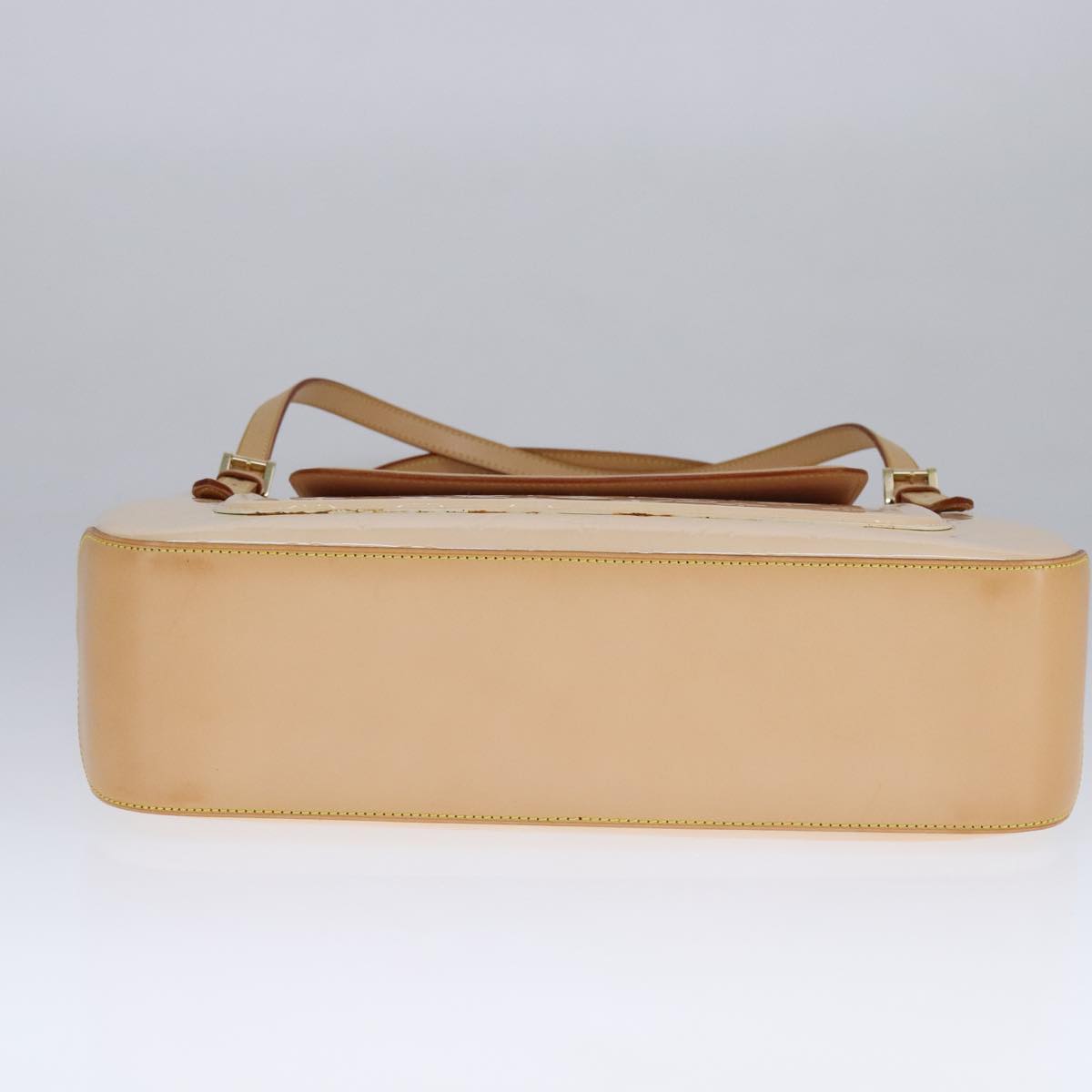 Louis Vuitton Beige Patent Leather Shoulder Bag