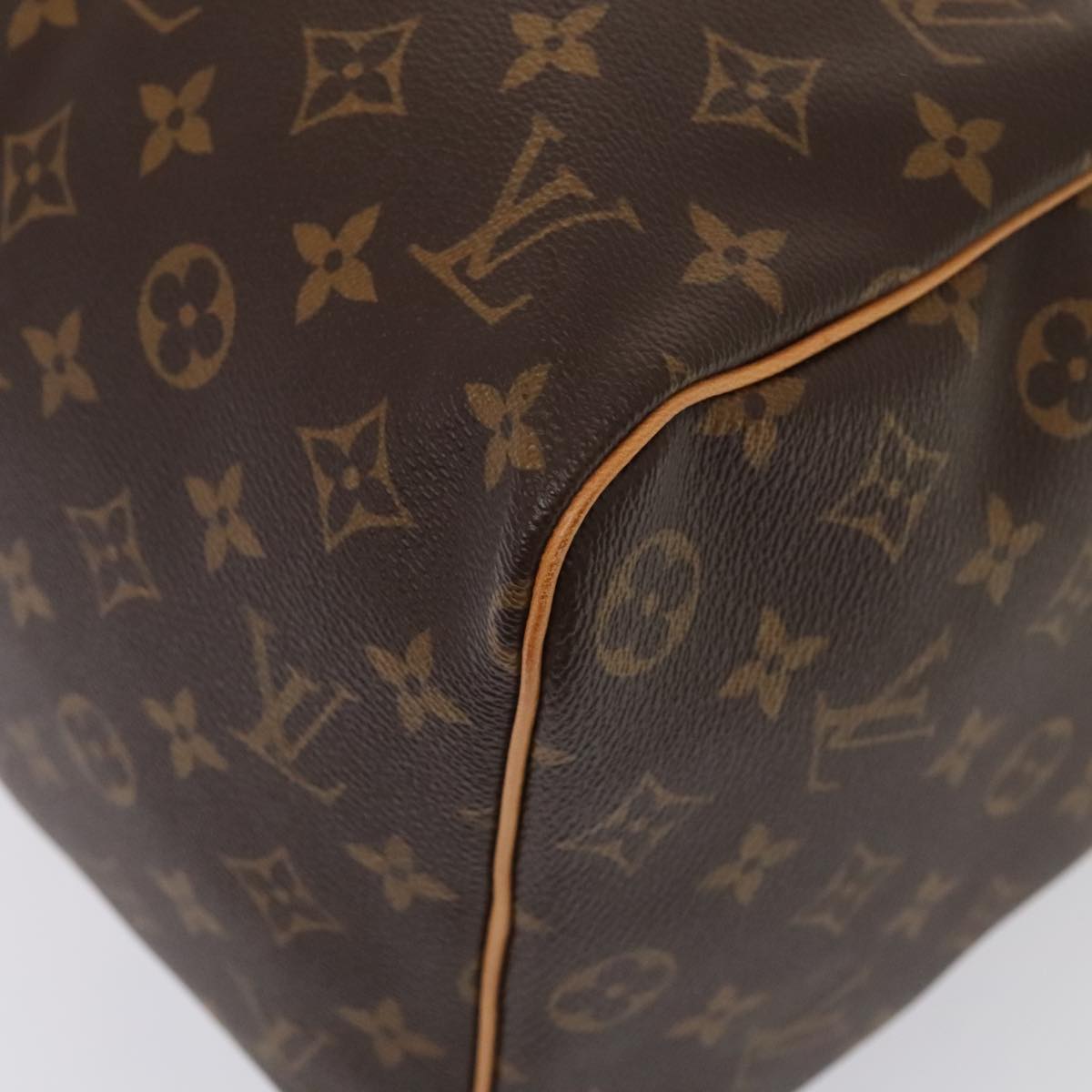 Louis Vuitton Keepall 45 Brown Canvas Travel Bag